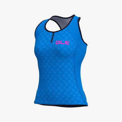 Ale Women Jersey No Sleeves Solid Helios