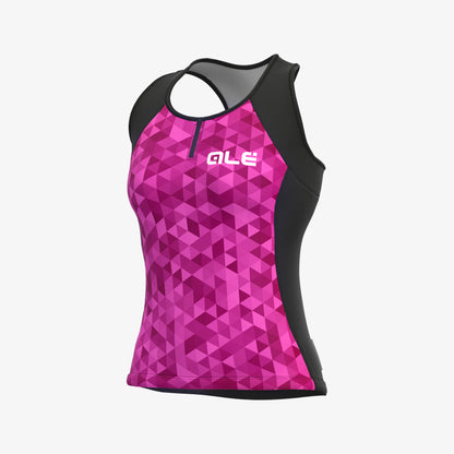 Ale Women Jersey No Sleeves Solid Triangles