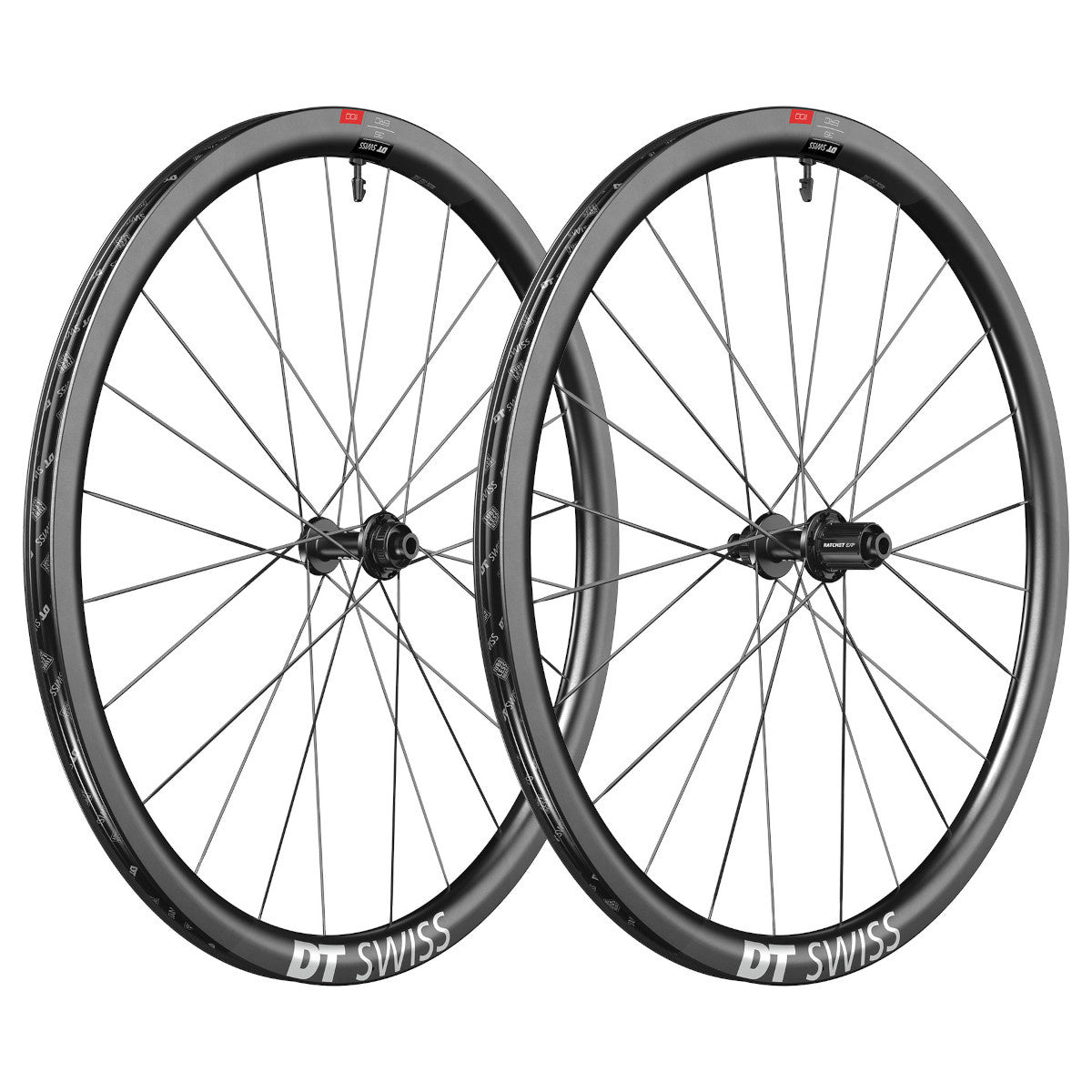 DT Swiss wheelset ERC 1100 DICUT Carbon 35mm