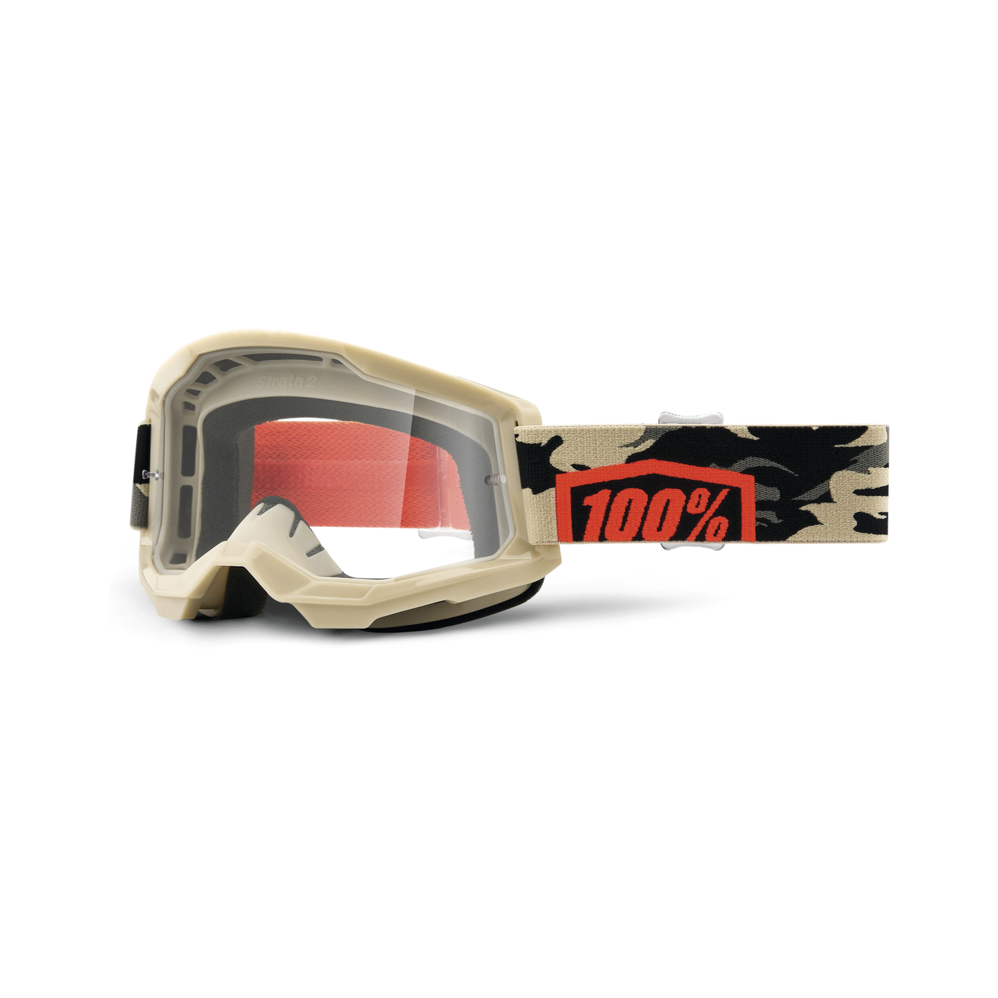 100% Goggles MTB Strata 2 with Clear Lens