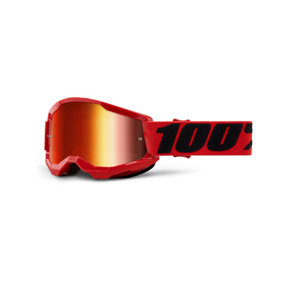 100% Youth Goggles MTB Strata 2 with Mirror Lens