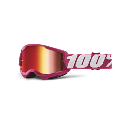 100% Youth Goggles MTB Strata 2 with Mirror Lens