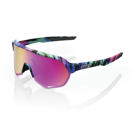 100% S2 - Peter Sagan LE Soft Tact Tie Dye - Purple Multilayer Mirror Lens