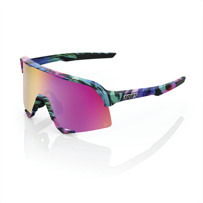 100% S3 - Peter Sagan LE Soft Tact Tie Dye - Purple Multilayer Mirror Lens