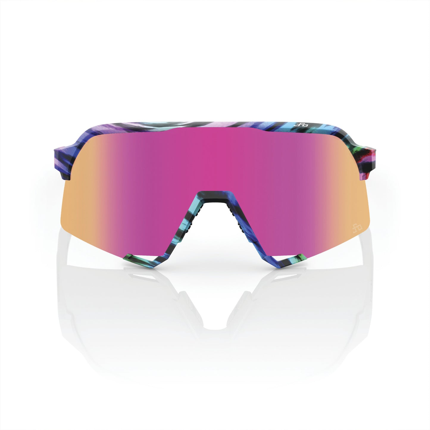 100% S3 - Peter Sagan LE Soft Tact Tie Dye - Purple Multilayer Mirror Lens