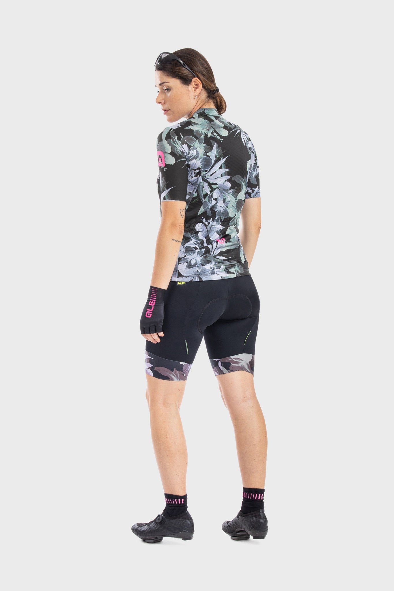 Ale Women Jersey Short Sleeves Solid Bouquet