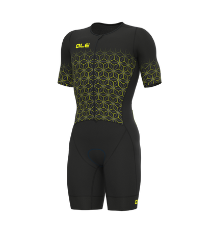 Ale Skinsuit Short Sleeves Triathlon Maui Long