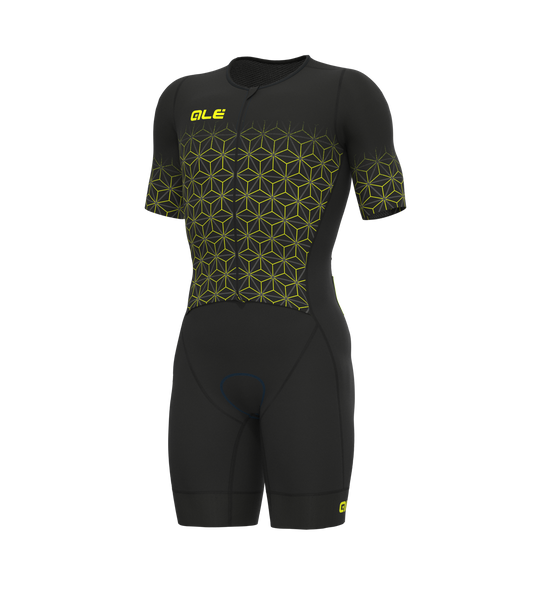 Ale Skinsuit Short Sleeves Triathlon Maui Long