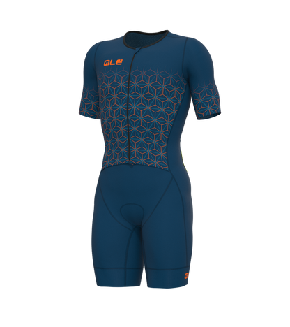 Ale Skinsuit Short Sleeves Triathlon Maui Long