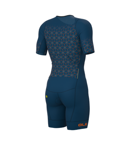 Ale Skinsuit Short Sleeves Triathlon Maui Long