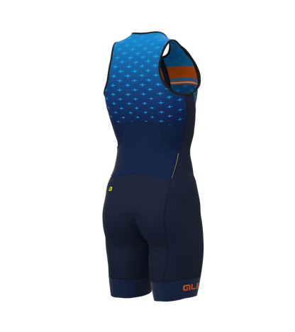 Ale Skinsuit Short Sleeves Triathlon Stars Long