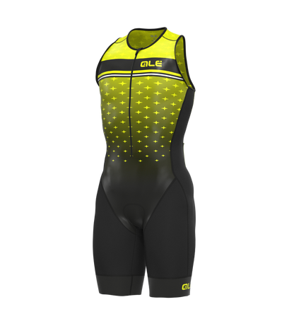 Ale Skinsuit Short Sleeves Triathlon Stars Long