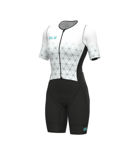 Women Ale Skinsuit Short Sleeves Triathlon Maui Long