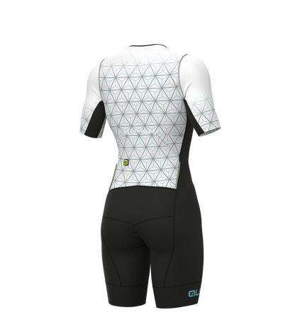 Women Ale Skinsuit Short Sleeves Triathlon Maui Long