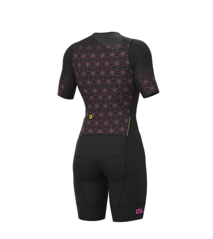 Women Ale Skinsuit Short Sleeves Triathlon Maui Long