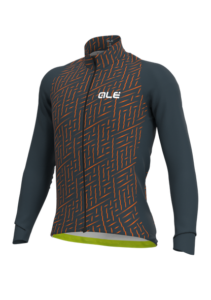 Ale Jersey Long Sleeve PRR Green Bolt