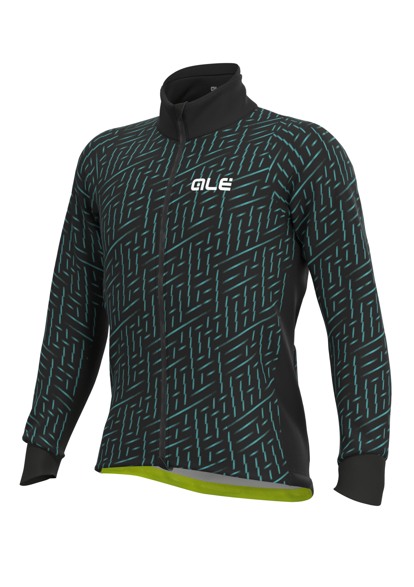 Ale Cycling Jacket PR-R Green bolt