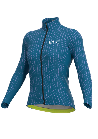 Ale Women Jersey Long Sleeve PRS Green Bolt