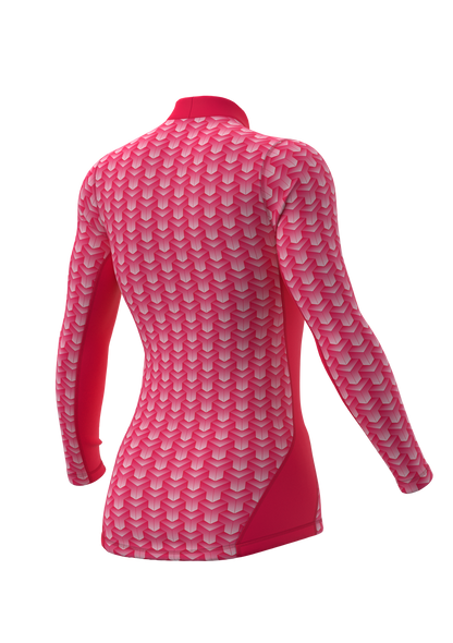 Ale Women Base Layer Long Sleeves Cubes