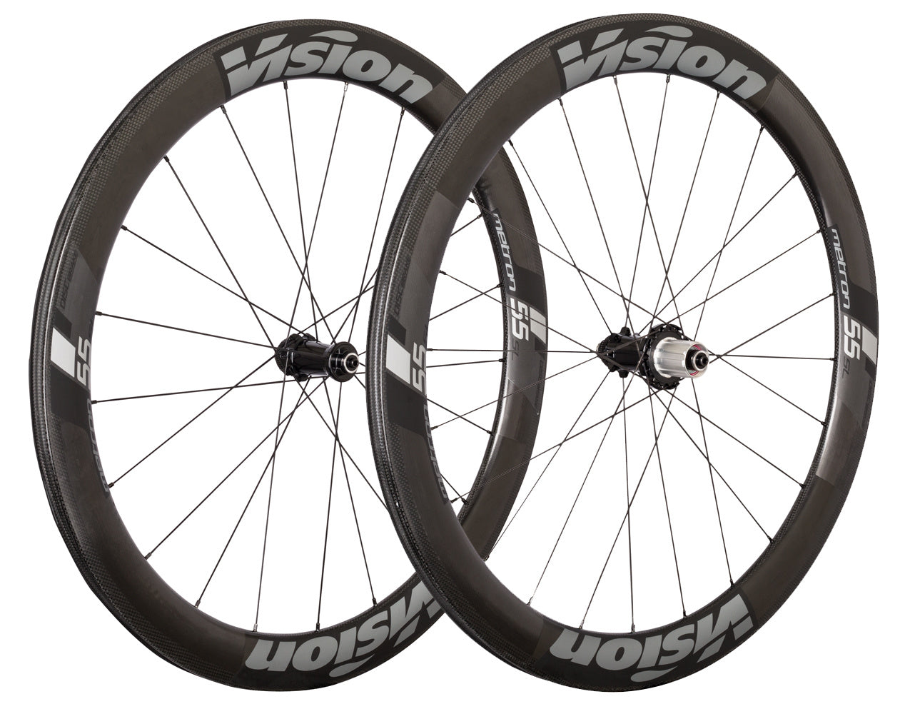 Vision Wheelset Metron55 SL DB CH Grey Clinch. Shim.