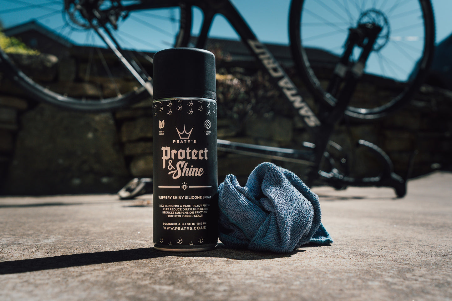 Peaty's Protect & Shine Silicone Spray (400ml Aerosol)