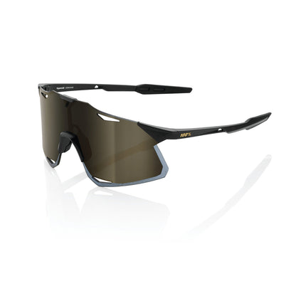 100% Hypercraft - Matte Black - Soft Gold Mirror Lens