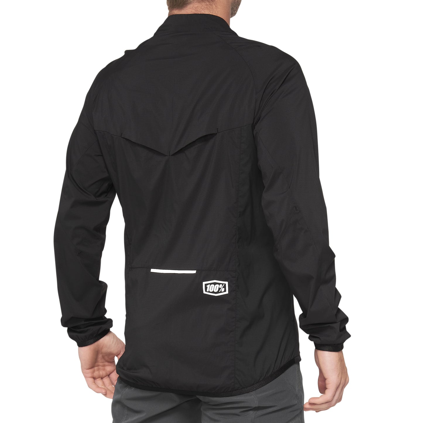 100% Jacket Corridor Stretch Windbreaker Black