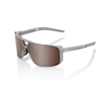 100% Eastcraft - Soft Tact Cool Grey - HiPER Crimson Silver Mirror Lens