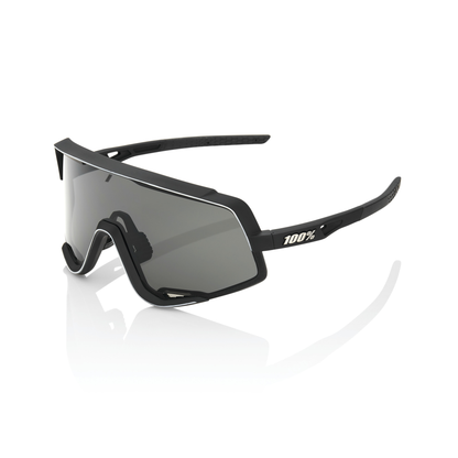 100% Glendale - Soft Tact Black - Smoke Lens