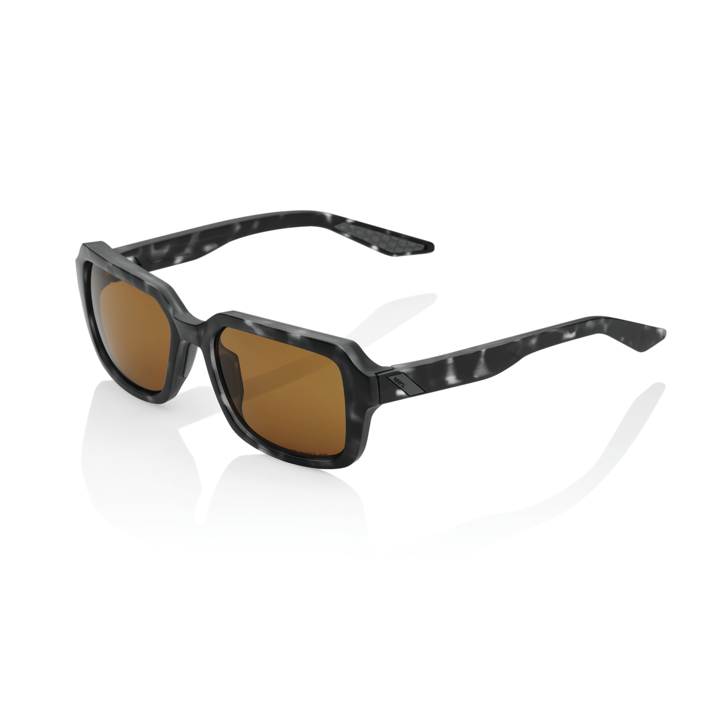 100% Rideley - Matte Black Havana - Bronze PEAKPOLAR Lens