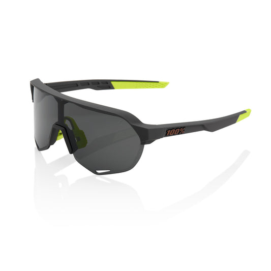 100% S2 - Soft Tact Cool Grey - Smoke Lens