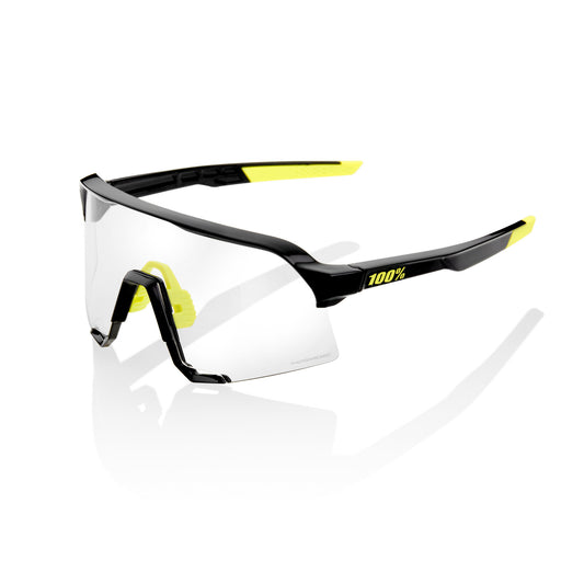 100% S3 - Gloss Black - Photochromic Lens