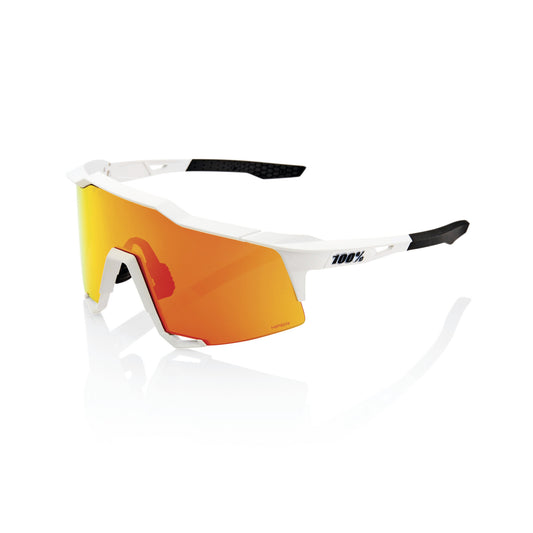 100% SPEEDCRAFT - Soft Tact Off White - HiPER Red Multilayer Mirror Lens