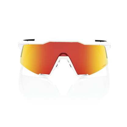 100% SPEEDCRAFT - Soft Tact Off White - HiPER Red Multilayer Mirror Lens