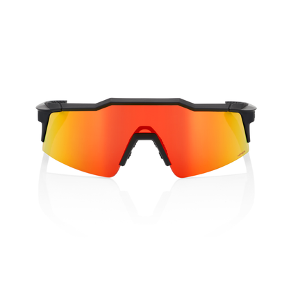 100% Speedcraft SL - Soft Tact Black - HiPER Red Multilayer Mirror Lens