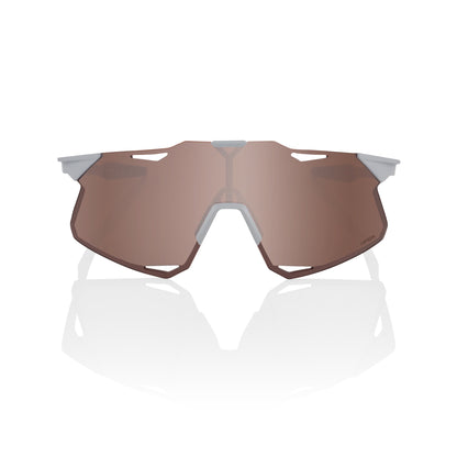 100% HYPERCRAFT - Matte Stone Grey - HiPER Crimson Silver Mirror Lens