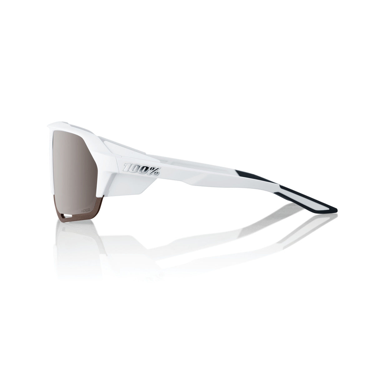 100% Norvik - Soft Tact White - HiPER Silver Mirror Lens