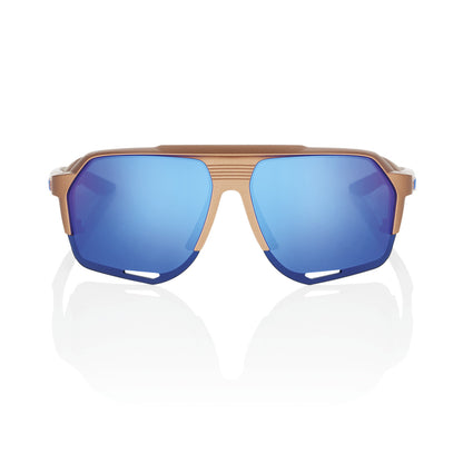 100% Norvik - Matte Copper Chromium - Blue Multilayer Mirror Lens