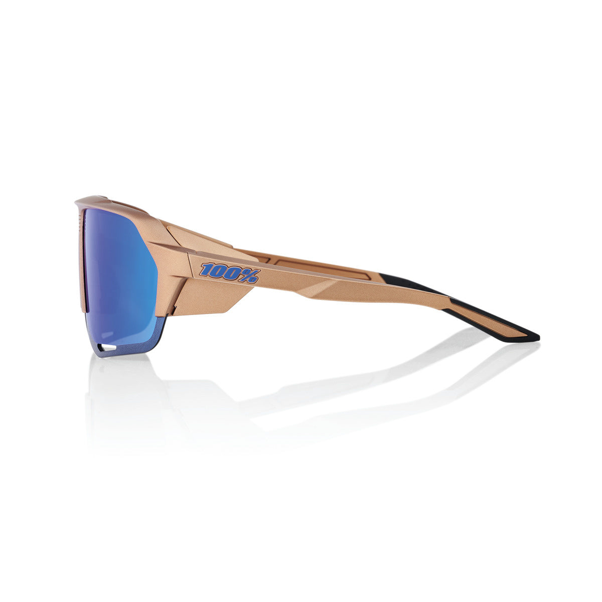 100% Norvik - Matte Copper Chromium - Blue Multilayer Mirror Lens