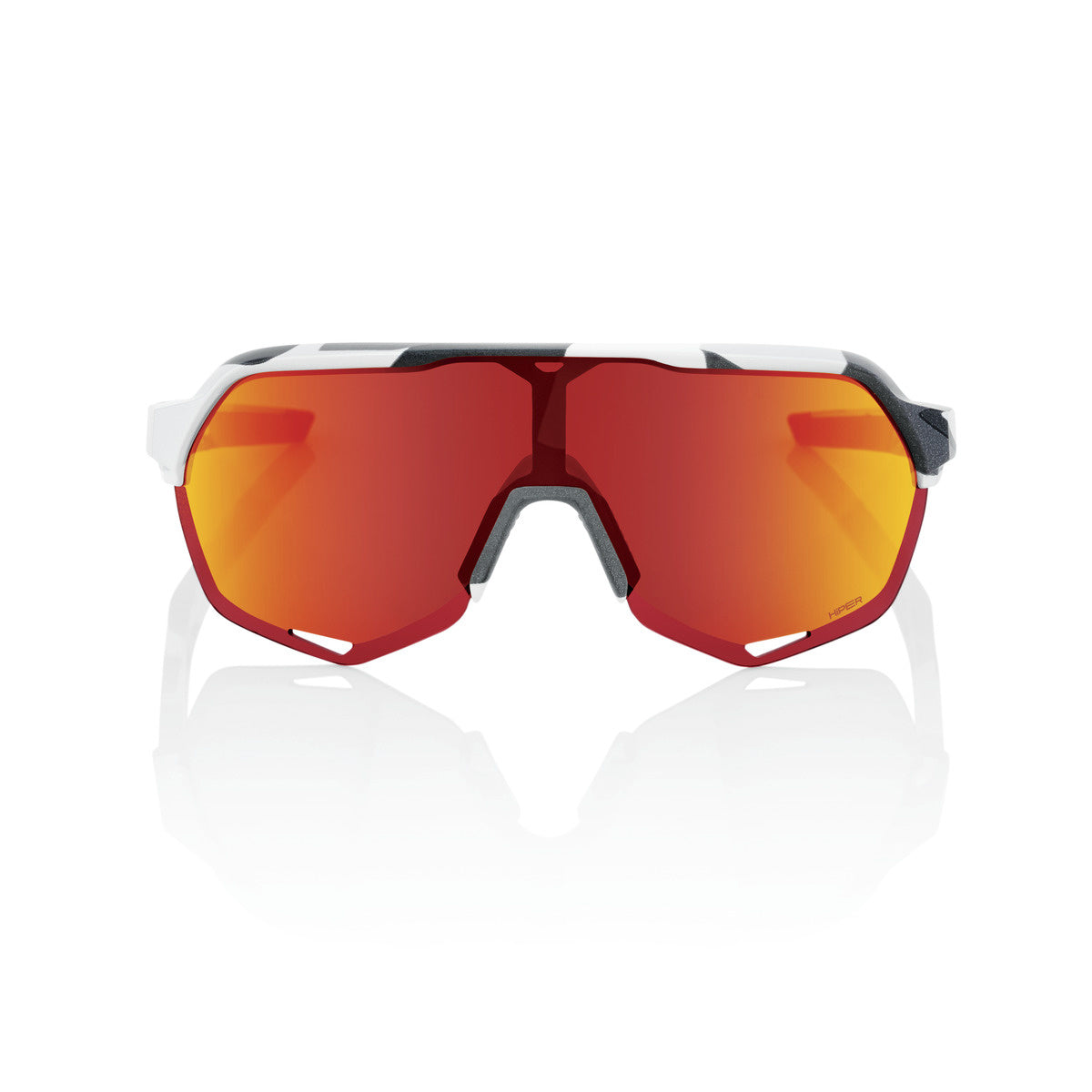 100% S2 - Soft Tact GREY CAMO - HiPER Red Multilayer Mirror Lens