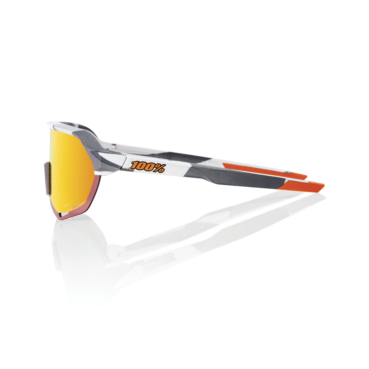 100% S2 - Soft Tact GREY CAMO - HiPER Red Multilayer Mirror Lens