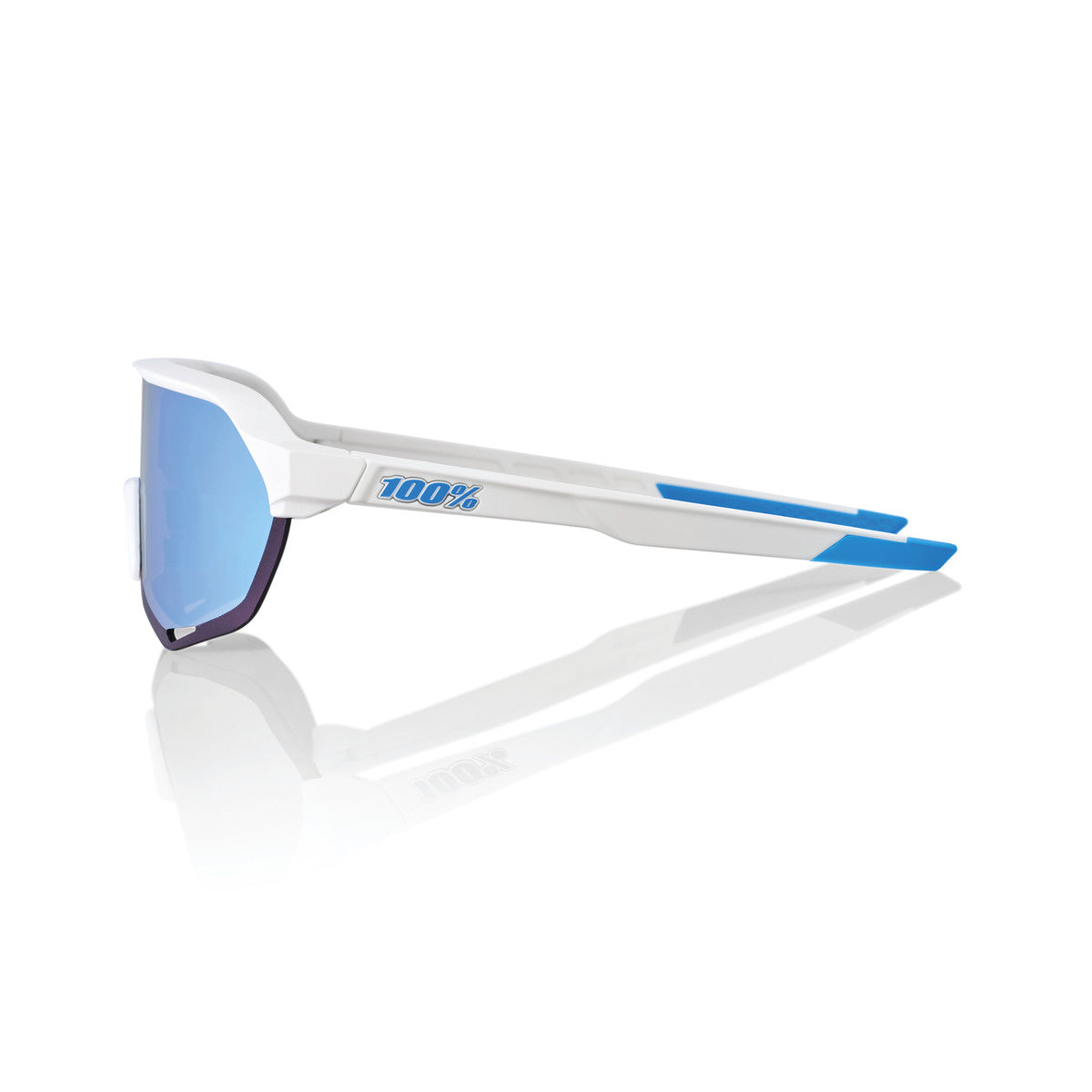 100% S2 - Movistar Team White - HiPER Blue Multilayer Mirror Lens