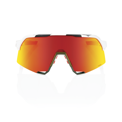 100% S3 - Soft Tact Grey Camo - HiPER Red Multilayer Mirror Lens