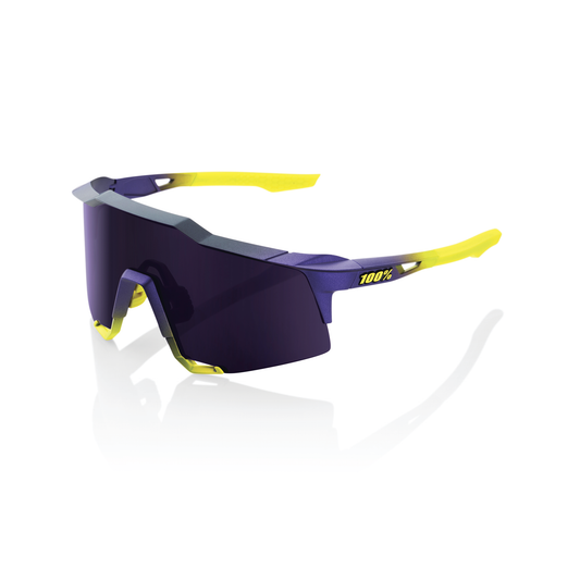 100% Speedcraft - Matte Metallic Digital Brights - Dark Purple Lens