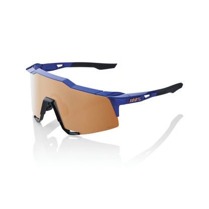 100% Speedcraft - Gloss Cobalt Blue - HiPER Copper Mirror Lens