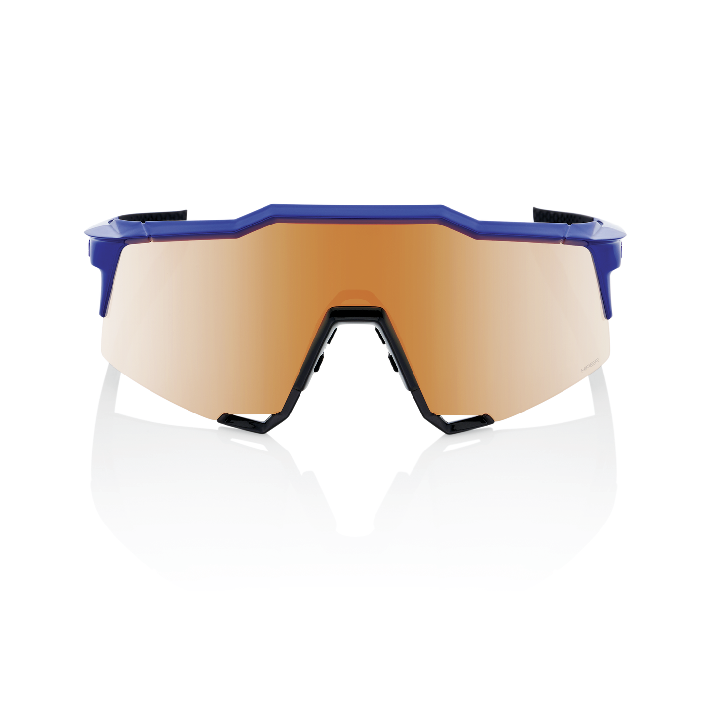 100% Speedcraft - Gloss Cobalt Blue - HiPER Copper Mirror Lens