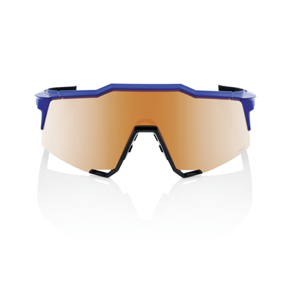 100% Speedcraft - Gloss Cobalt Blue - HiPER Copper Mirror Lens