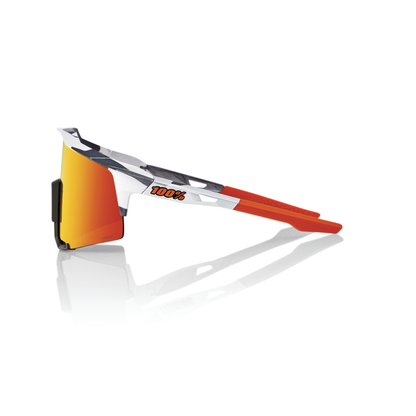 100% Speedcraft - Soft Tact Grey Camo - HiPER Red Multilayer Mirror Lens