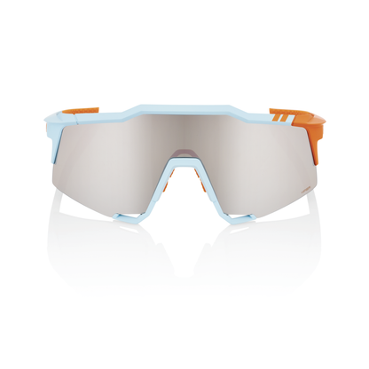 100% Speedcraft - Soft Tact Two Tone - HiPER Silver Mirror Lens