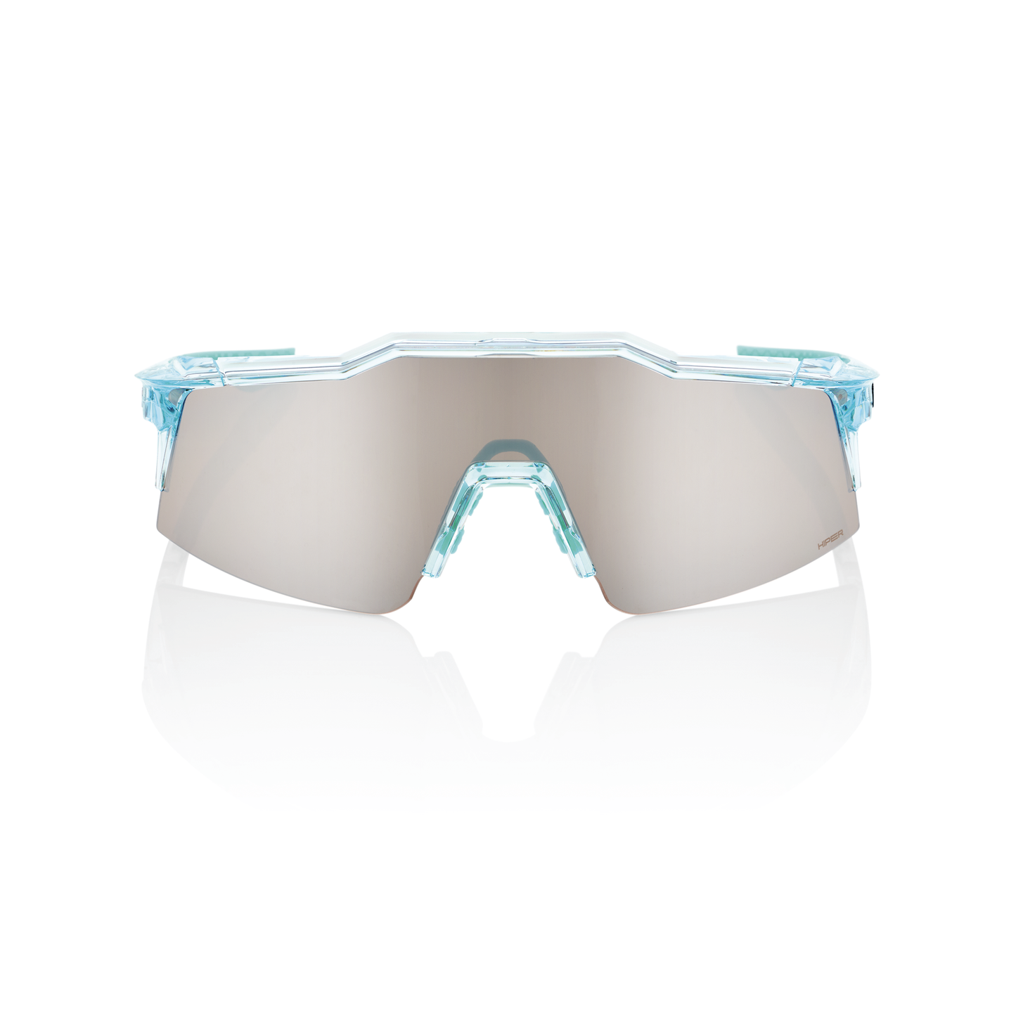 100% Speedcraft SL - Polished Translucent Mint - HiPER Silver Mirror Lens